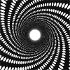 Hypnotic Dot Spiral Vortex