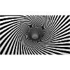 Hypnotic Spiral Monochrome