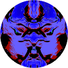 Void Mask, Dark Symmetry, abstract face,