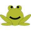 Cheerful Frog Cartoon