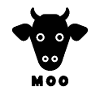 Cow Silhouette Backyard Style