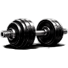 Powerful Dumbbell Dumbbell Fitness Design