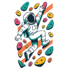 Bouldering Astronaut Hovering Easy Climbing Gesche