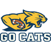 Go Cats Football Wildcat Side Mascot