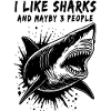 A silent but deadly, sarcastic shark.