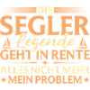Gepensioneerde Afscheidszeemanlegende met pensioen