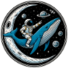 Cosmic Ride: Astronaut und der Wal