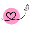 Badminton Love – Badminton Heart