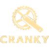 Grumpy Cranky Bicycle Crank Motif
