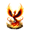 Fire Phoenix Flame Vortex