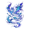 Blauer Sternenfeuerdrache