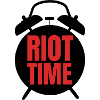 Riot Time – Bold Red Text Design