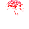 Bloody zombie face