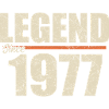 Birthday 1977 | Legend since 1977