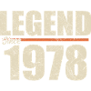 Birthday 1978 | Legend since 1978