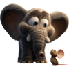 Cute_Elephant_and_Sweet_Mouse_Friends_Com