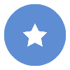 Somalia round flag