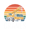 Crane Love in Retro Sunset