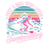 Retro Snowboarden: Mädchen liebt Piste