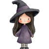 Little Witch, magical children's illustration