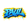 Graffiti PAUL Name Gift Ideal Printable