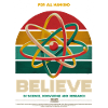 Faith in Science Retro Poster