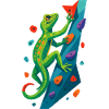 Bouldern Gecko Klettertier Klettern Echse Geschenk