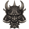 Demonic Samurai Helmet Oni Mask