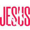 Jesus Doves Typography