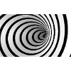 Spirale noire et blanche vortex