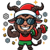 Christmas Krampus Weightlifting Gym Lust