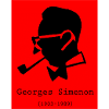 Portrait profil Georges Simenon