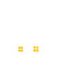 Cabane enneigée lumineuse au sapin