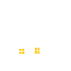 Cabane enneigée au clair des étoiles