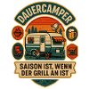 dauercamper grill spruch camping, geschenkidee