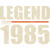 Anniversaire 1985 | Légende depuis 1985
