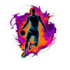 Basketball Player Retro Look