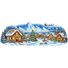 Winter village in Christmas splendour