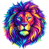 Lion Neon Animal