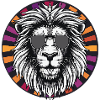 Lion with sunglasses