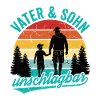 Father & Son Unbeatable – Emotional Retro Design