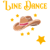 Line Dance Heart Hat