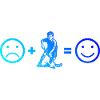 Modern Floorball Artwork