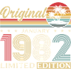 44e anniversaire Original janvier 1982