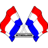 Netherlands Crossed Flags
