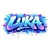 Graffiti LUKA Name Gift Ideal Printable