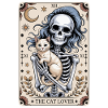 The Cat Lover Tarot Card