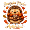 Cuddle Mode Autumn Warmth Hedgehog