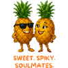Cute Spicy Pineapple Soulmates