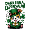Dog Leprechaun St. Patrick's Day Saying
